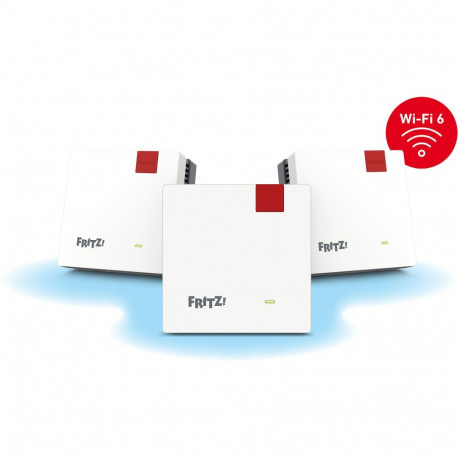 Mesh-komplekt 1600 3-pakk WLAN kordajad 1200 AX, valge/hall
