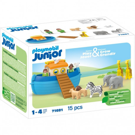 PLAYMOBIL 71681 Junior: My Take-Along Noah's Ark, construction toy