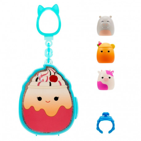 SQUISHMALLOWS CLIP-A-LONGS blind pack with 3 figures, 2,5 cm
