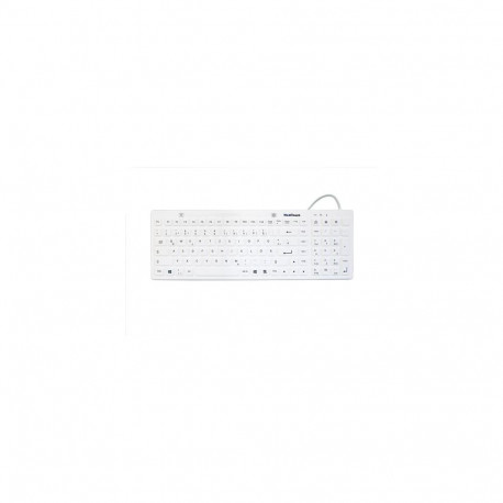 Baaske Medical BL01 keyboard USB QWERTZ German White
