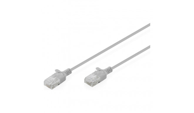 CAT 6 U-UTP õhuke patchkaabel, 0,3m, hall