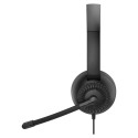 Speedlink kontori peakomplekt METIS USB stereo, must
