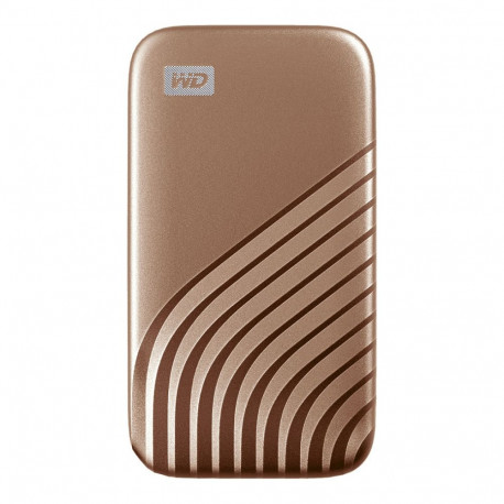 WD MyPassport 2TB USB 3.2 Gen2, kuldne