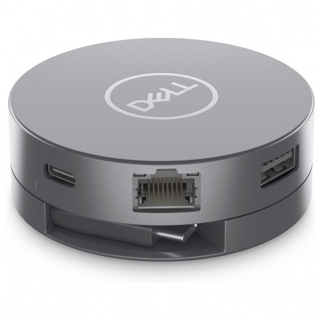 "D Dell DA305 Mobile Adapter Dockingstation 2xUSB3.1/HDMI/VGA/DisplayPort/USB-C/Ethernet passiv Grey