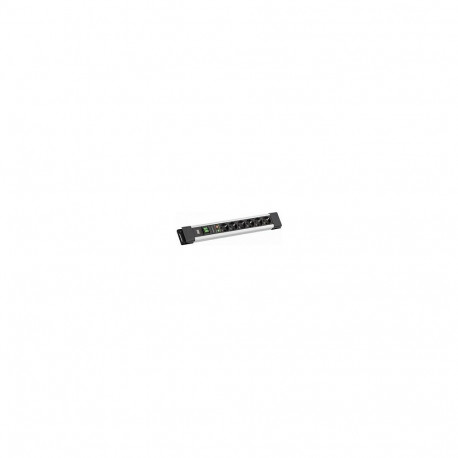 "BACHMANN CONNECTUS 6xCEE7/3, 1xSPD 1xSchalter 2,0m CEE7/7 Grau"