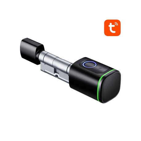 Digital Lock Cylinder - Avatto SDL-S1-B100 Fingerprint, IC Card, Tuya App, Black