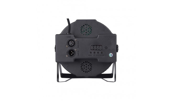 LED Stage Spotlight - Light4Me TRI PAR Basic 7x9 70W DMX Black