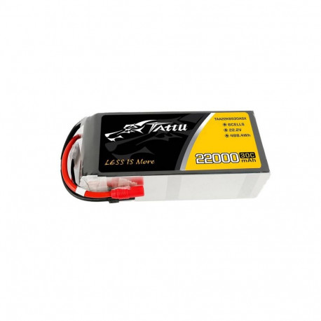 Battery - Tattu 22000mAh 22.2V 30C 6S1P LiPo AS150+XT150