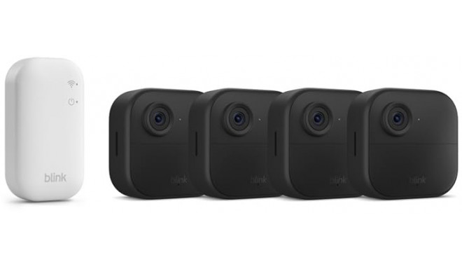 Amazon security camera Blink Outdoor 4 (4 Camera), black