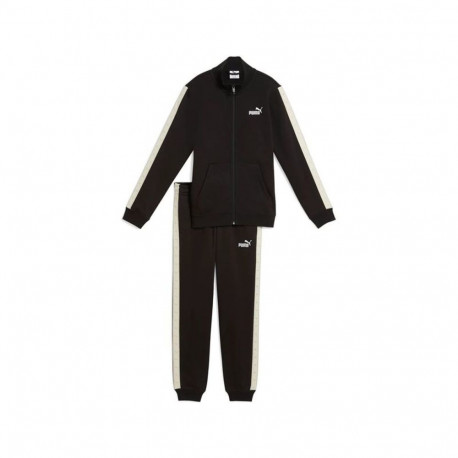 Children’s Tracksuit Puma Essentials Tape FullZip Sw Black - 13-14 Years