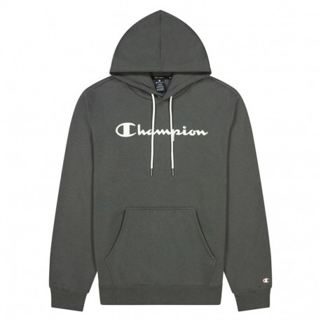 Dressipluus kapuutsiga, meeste Champion Script Logo Print Helehall - S