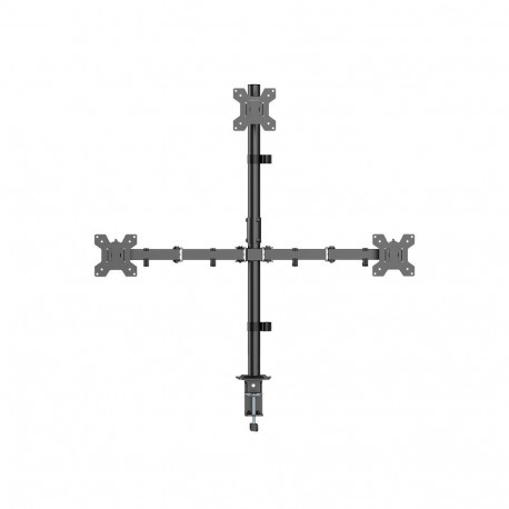 Monitorihoidik kolmele monitorile 17-27inches max 10kg varre kohta