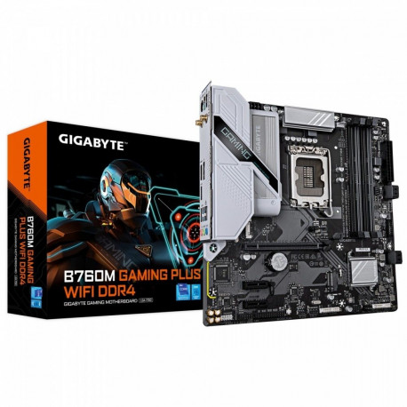 Emaplaat B760M GAMING PLUS WIFI s1700 4DDR4 DP/HDMI mATX