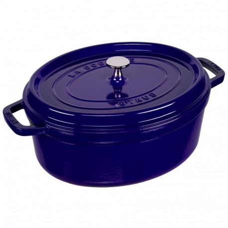 Staub hautamispott ovaalne malmist 31cm, tumesinine