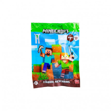 MINECRAFT figuur-võtmehoidja pimepakis, 6 cm