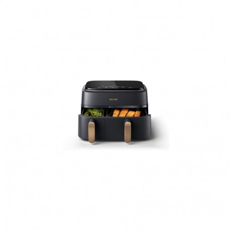 Philips Airfryer 3000 Series Dual Basket NA35200, 9L Black EU