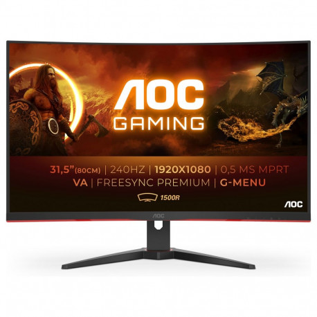 "AOC C32G2ZE/BK 80cm 31.5Zoll LCD MONITOR HDMI DisplayPort"
