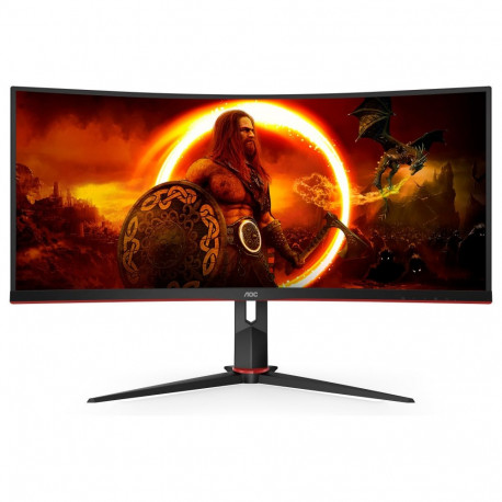 "AOC 86.4cm (34"") CU34G2XP/BK 21:09 2xHDMI+2xDP+USB Curved retail"