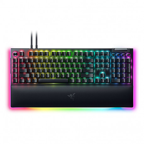 Razer klaviatuur BlackWidow V4 Pro DE asetus Razer Yellow, must