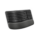 Logitech ergonoomiline klaviatuur Wave Keys, grafiit