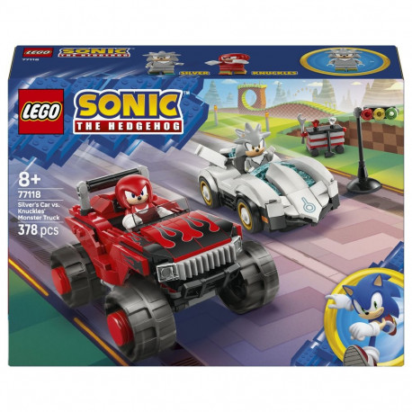"LEGO 77118 Sonic the Hedgehog Silvers Auto vs. Knuckles' Monstertruck"