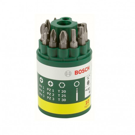 Bosch kruvikeeraja otsikute komplekt 10-osaline