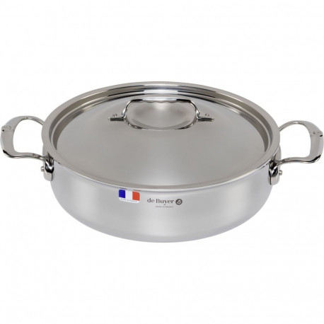 De Buyer Affinity madal kastmepott kaanega 28 cm