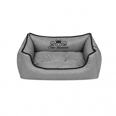 Cazo Soft Bed Royal Line grey bed for dogs 65x50cm