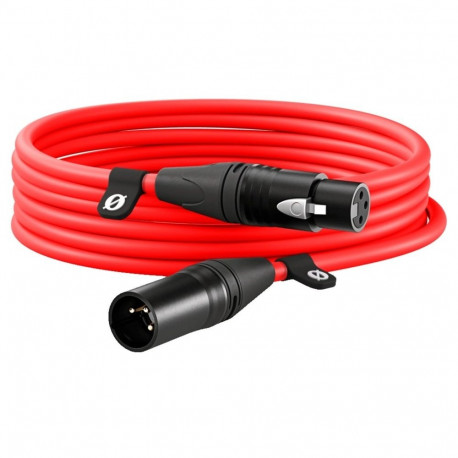 Premium XLR-Kabel XLR6M-R red (rot, 6 Meter)