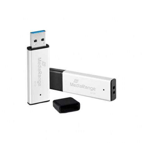 MediaRange High performance 64 GB (silver/black, USB-A 3.2 Gen 1)