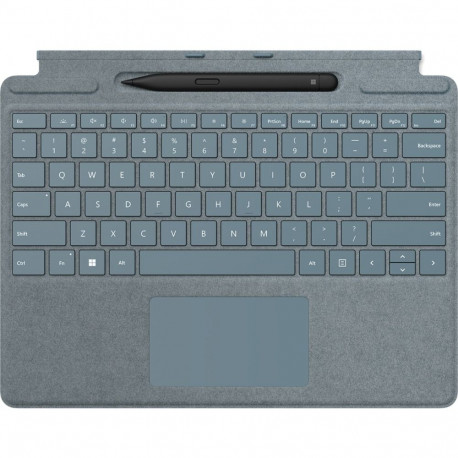 Surface Pro Keyboard mit Slim Pen (blau, DE-Layout, für Surface Pro (11. Edition)/10 for Business/9/
