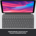 Logitech Combo Touch (gray, DE layout, scissor mechanism, for iPad 10th generation)
