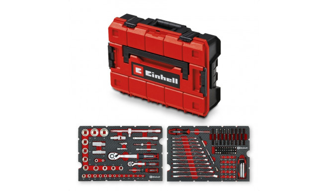 E-Case Werkzeugkoffer Mechanik, 201-teilig (schwarz/rot)