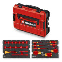 Einhell-KWB E-Case Electrical VDE Tool Case, 24 Pieces (Red/Yellow, with Tool Assortment for Electri
