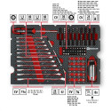 Einhell-KWB E-Case mechanical tool case, 201 pieces (black/red)