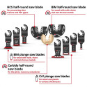 Einhell-KWB multi-tool set, 70 pieces, in XXL PLUS CASE (for multifunctional tools)