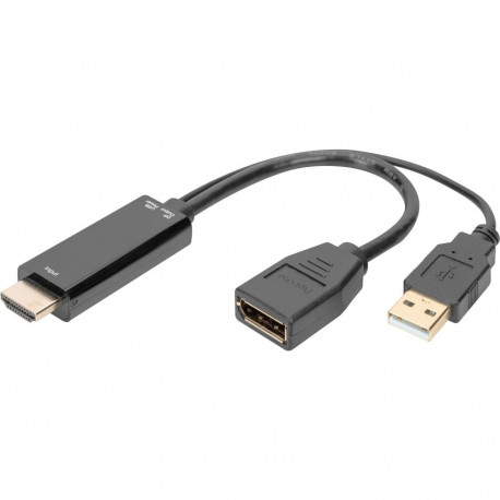 adapter HDMI–DisplayPort 4K, must