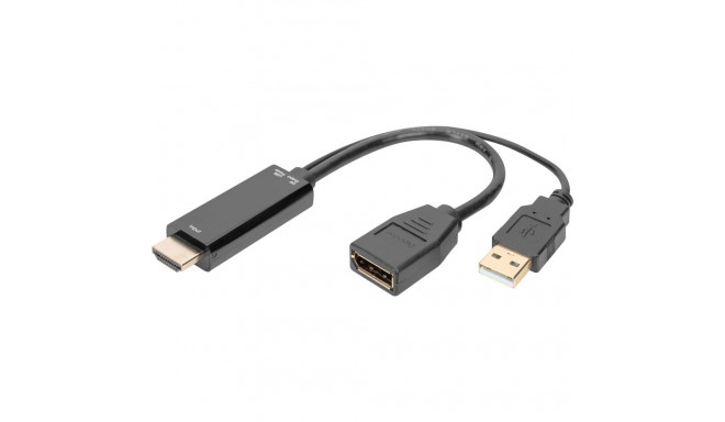 adapter HDMI–DisplayPort 4K, must