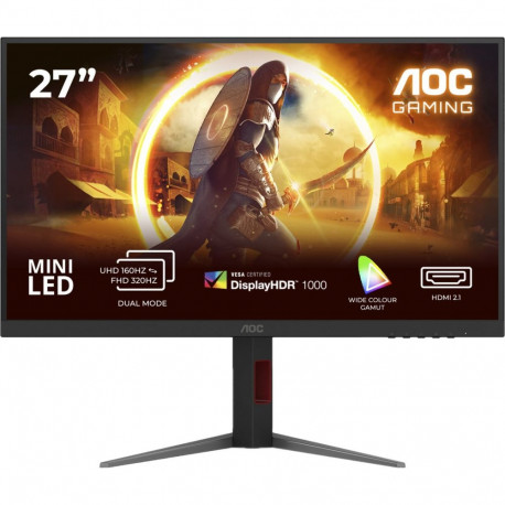 AGON U27G4XM (68.6 cm (27 Zoll), schwarz, UltraHD/4K, Fast-IPS, Dual Mode, Mini-LED, USB-Hub, 160Hz 
