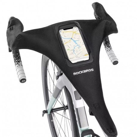 Rockbros D78 Sweat Cover with Pocket and Phone Window - Black