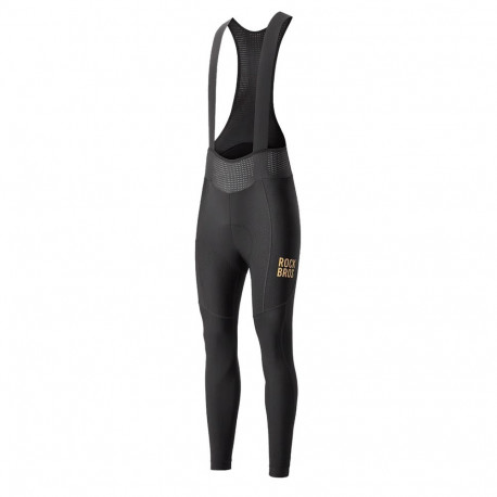 Rockbros YDCK012-1 Long Fleece Bib Tights with Pad Size XXL - Black