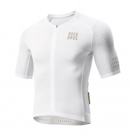 Rockbros YDDX011 Diamond Short Sleeve Cycling Jersey Size S - White