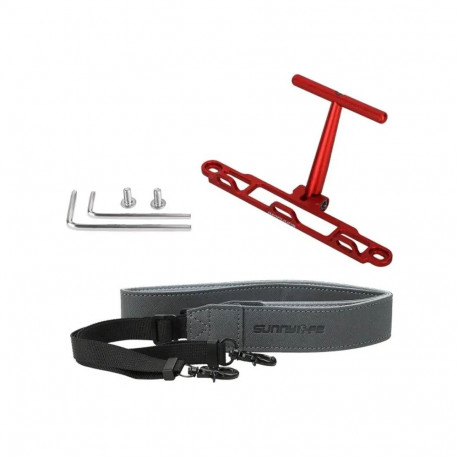 Mount with strap Sunnylife for DJI RC / RC 2 controller (red) ZJ764-R
