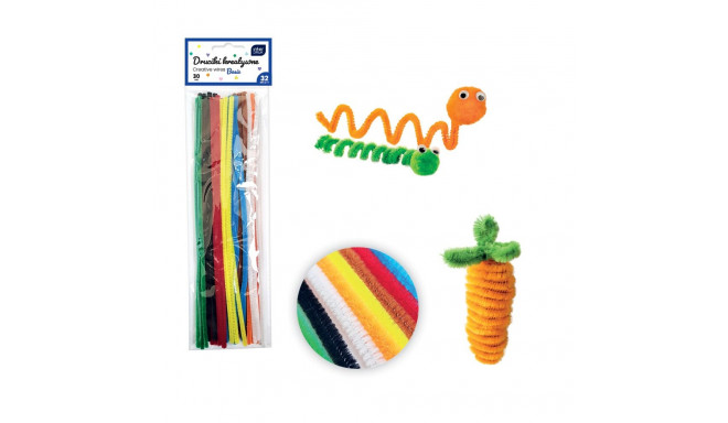 Karvatraat Basic assortii 8 värvi, pikkus 30cm, 32tk, Interdruk