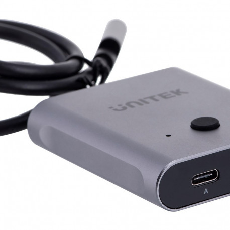 UNITEK D1078A interface hub USB 3.2 Gen 1 (3.1 Gen 1) Type-C Grey