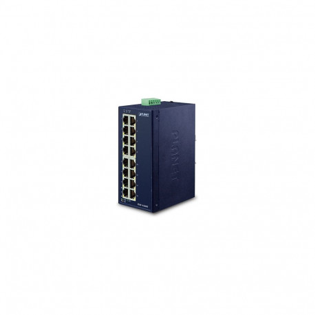 "PLANET Industrial 16-Port 10/100/TX Switch"