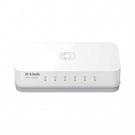 D-Link võrgulüliti DES-1005C/E 5-Port Fast Ethernet mittehallatav lauapealne