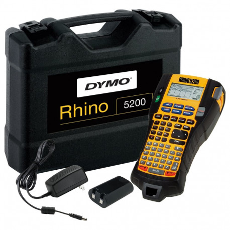 DYMO tööstuslik märgistusseade Rhino 5200, ABC-klaviatuuriga, kohvrikomplekt