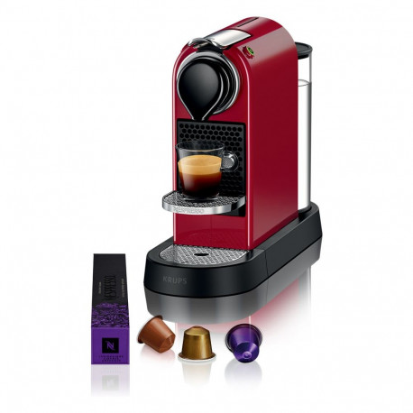 "Krups Kaffeemaschine Nespresso CitiZ rot"