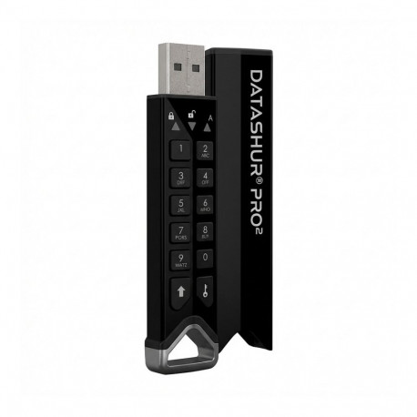 iStorage USB-mälupulk datAshur PRO2 32GB, must